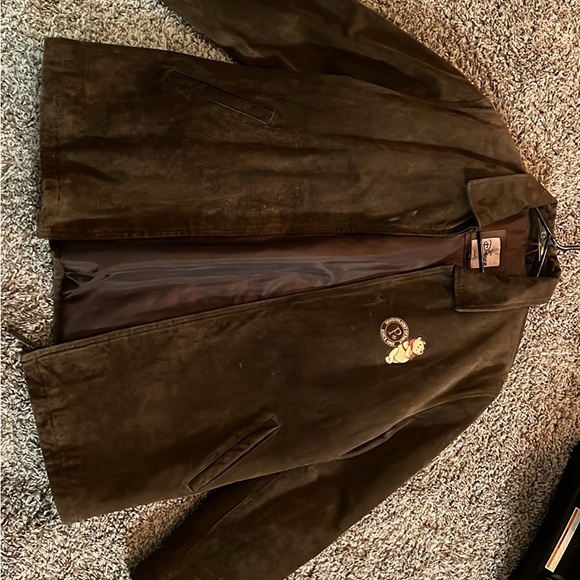 Winnie The Pooh - 100% leather suede jacket, 2XL - Picture 2 of 6